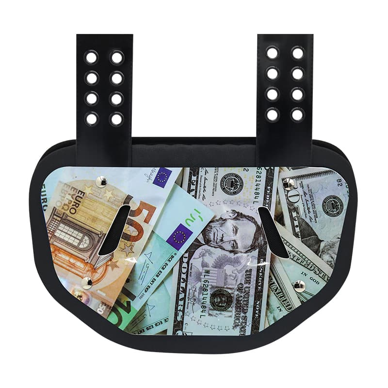 Задња плоча за амерички фудбал отпорна на ударце - лагана и вентилирана заштита кичме